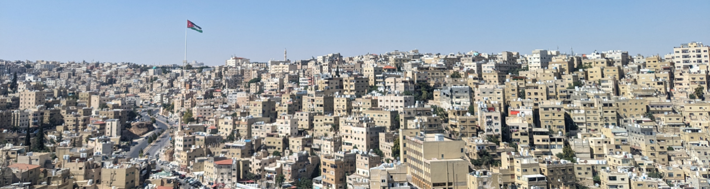skyline of Amman, Jordan
