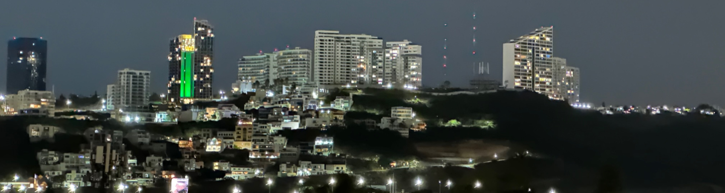 Queretaro skyline at night