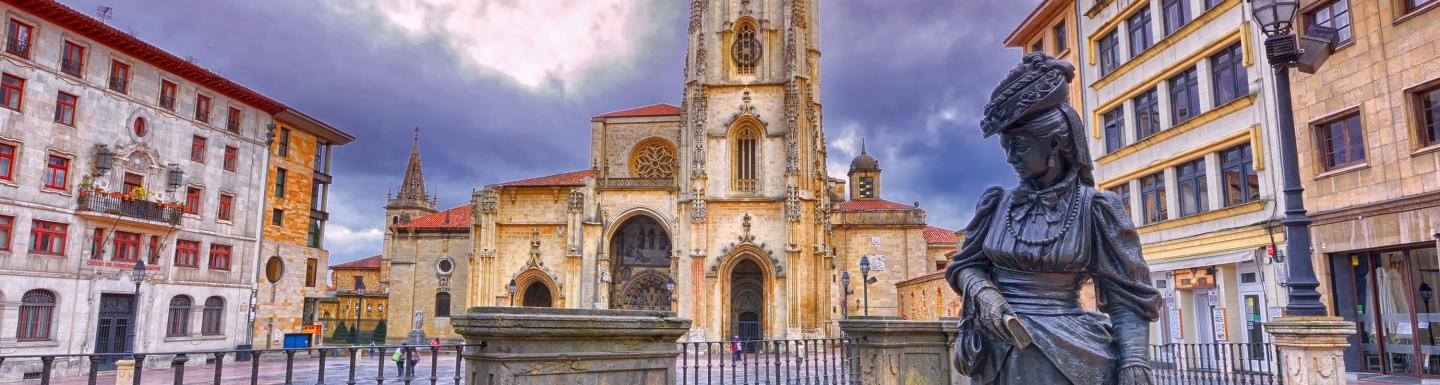 San Salvador cathedral in Oviedo, Spain.