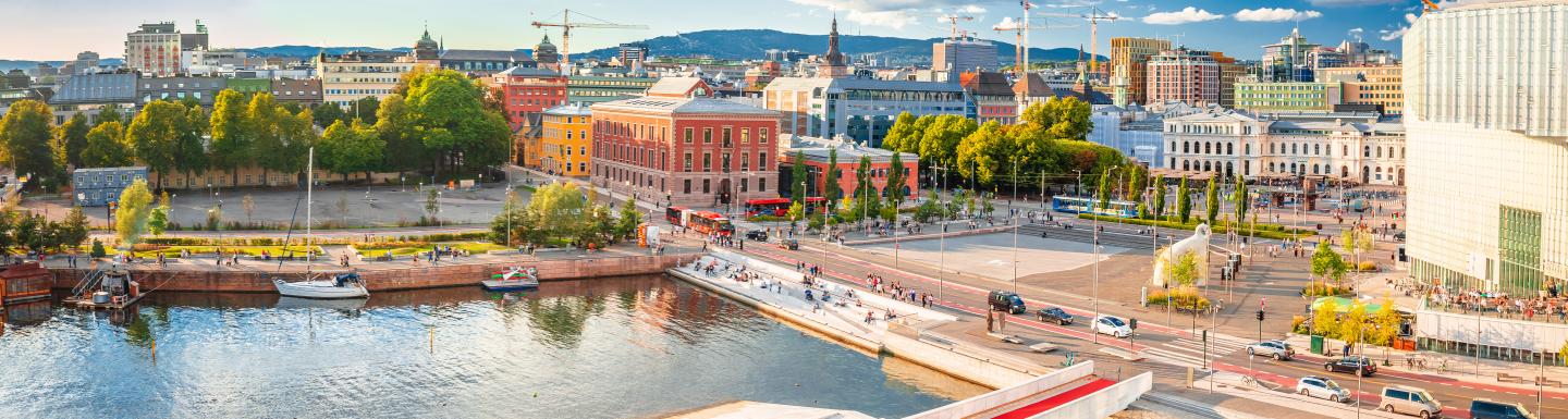 cityscage of Oslo waterfront