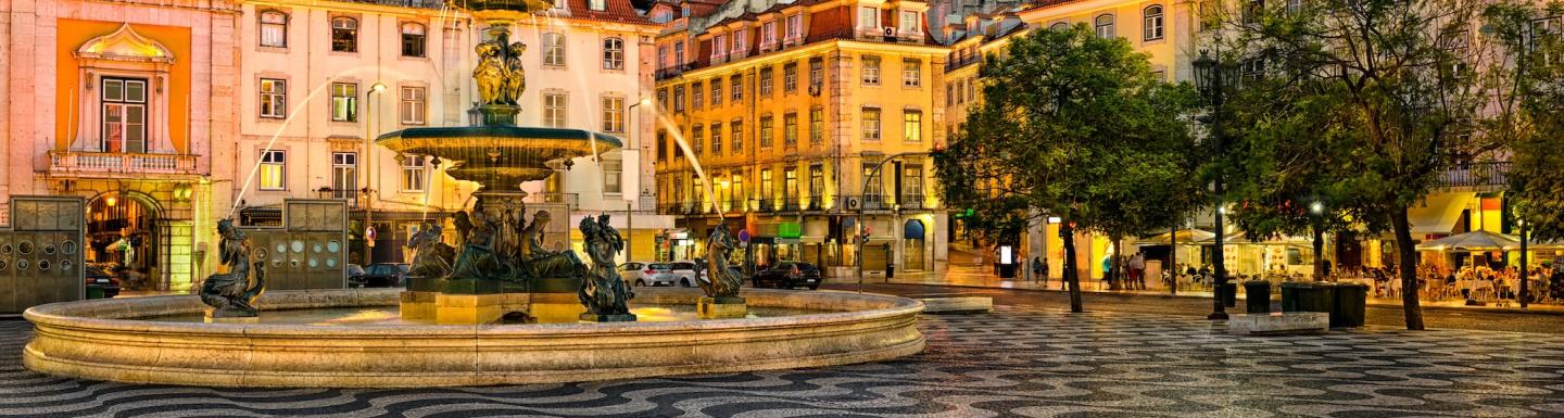 Rossio square in Lisbon, Portugal