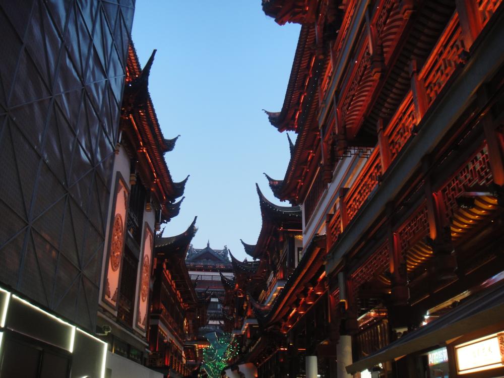 An alleyways in Shanghai