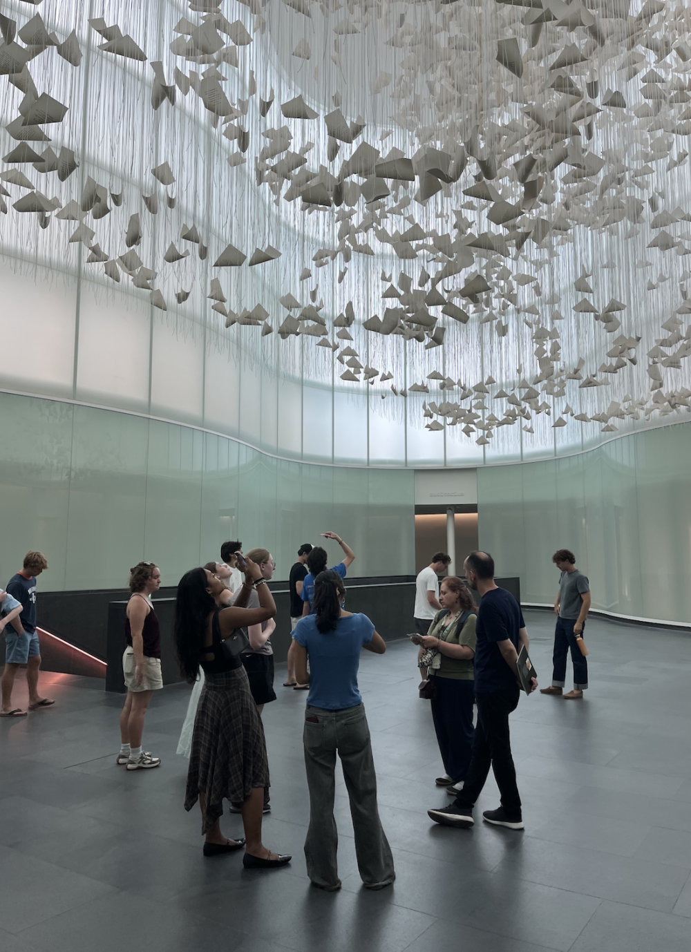 A group of uo students at a museum in Milan