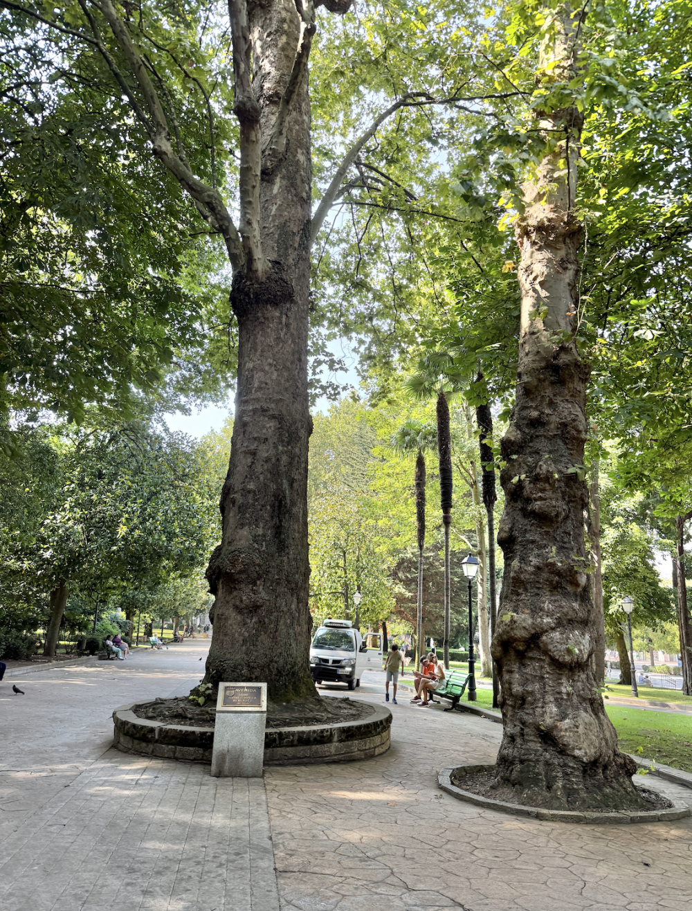 A park in Oviedo, Spain