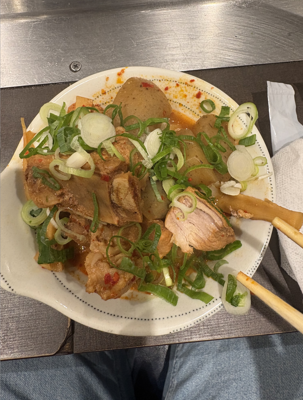 A traditional ramen dish in Kyoto
