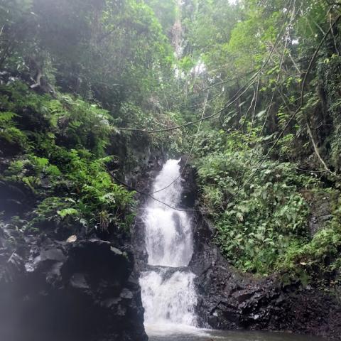 waterfall in Samoa