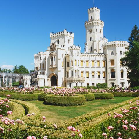 Hluboka Castle in the Czech Republic