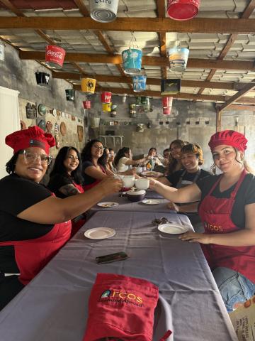 UO students Enjoying Coffee