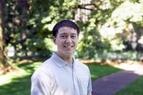 Jeremy Henninger-Chiang headshot outside in front of trees