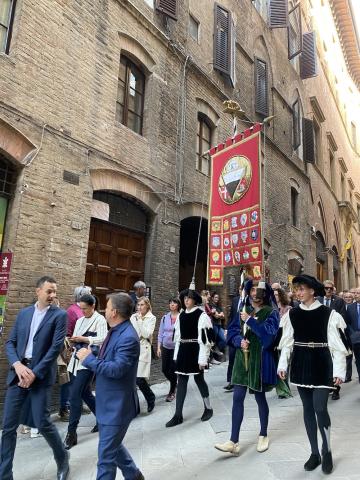 Parade in Siena Italy