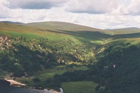 Landscape shot of ireland