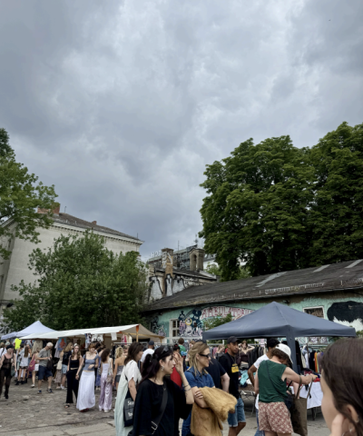 Sunday market in Berlin, Germany.