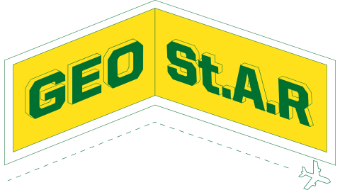 yellow graphic with the words "GEO St.A.R."