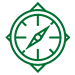 green compass icon