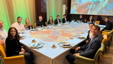 dinner with friends in barcelona