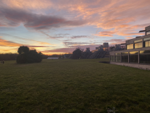 Sunset at University of East Anglia