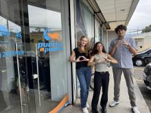 interns in front of office in costa rica