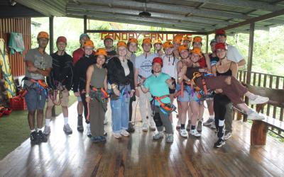 Group of locals in Costa Rica
