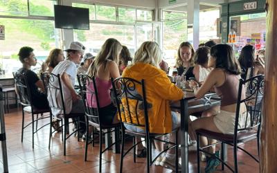 Group of students at lunch