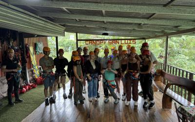 Group of friends in Costa Rica