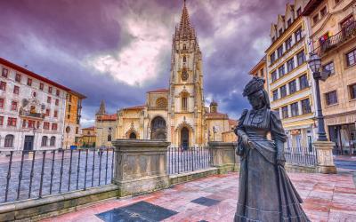 San Salvador cathedral in Oviedo, Spain.