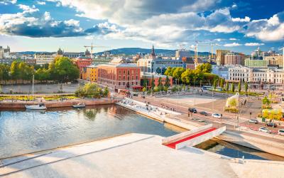 cityscage of Oslo waterfront